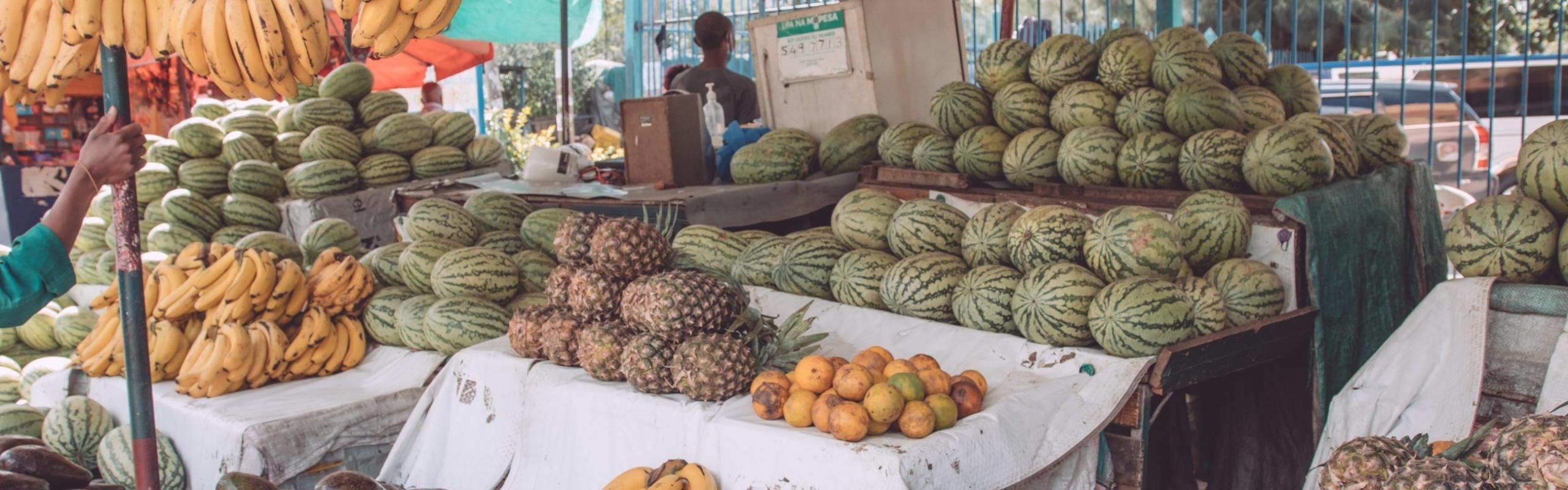 Market place for fruit 